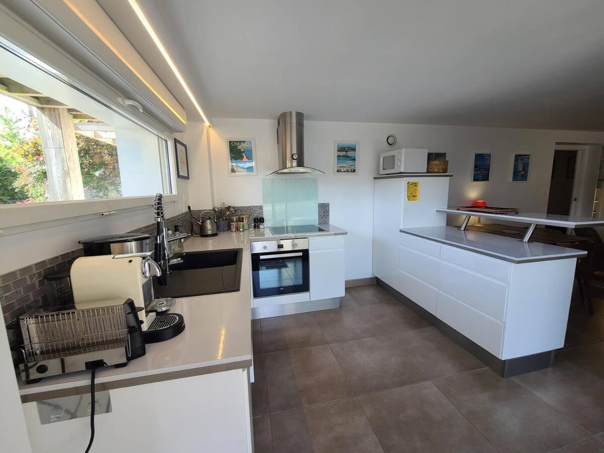 Appartement Moderne Avec Terrasse - Proche Mer Агон-Кутенвиль Экстерьер фото